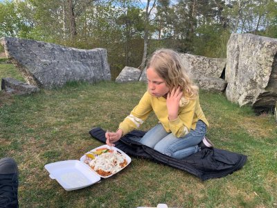 Kvällsmat i hällkista